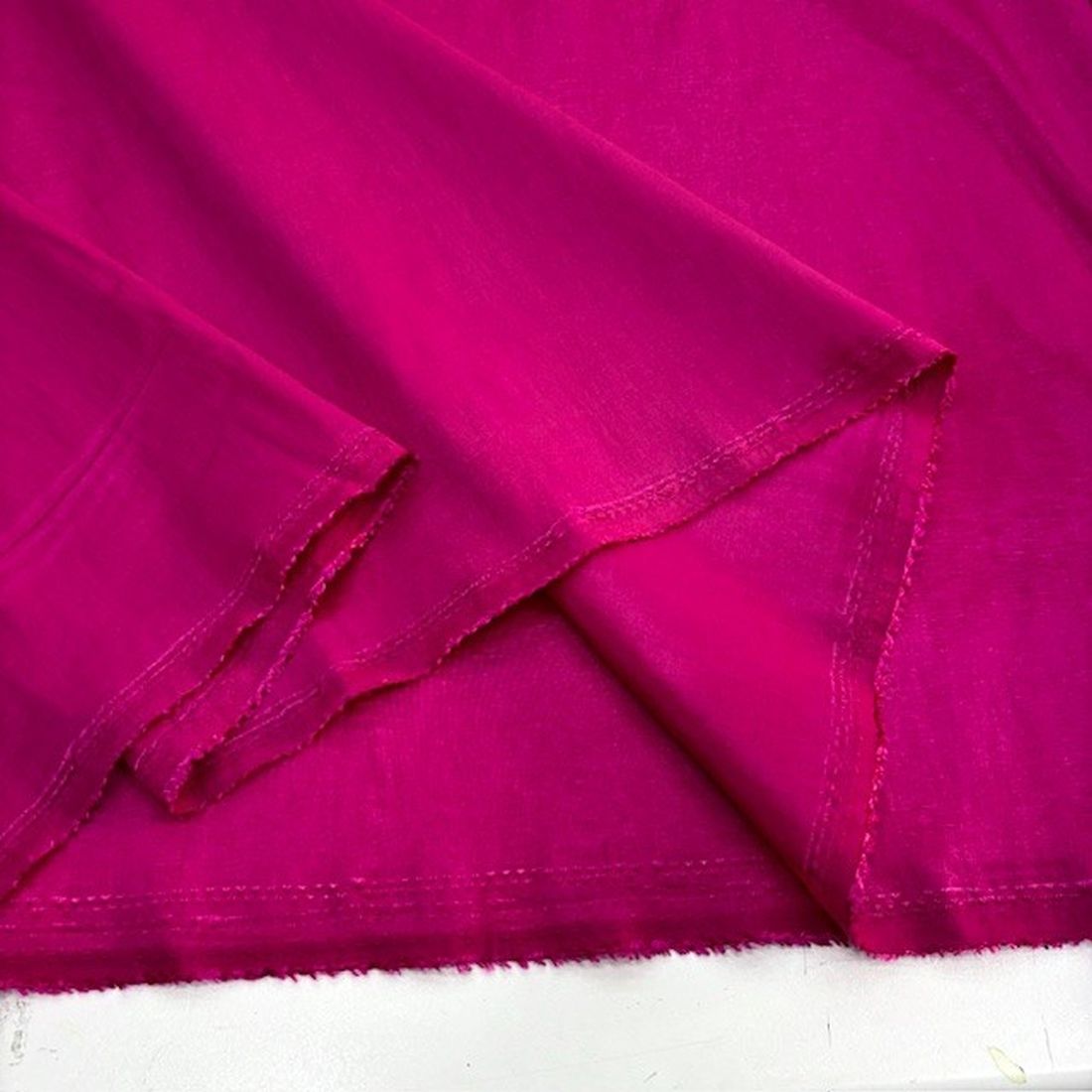 Tafta Kumaş Fuşya Pembe
