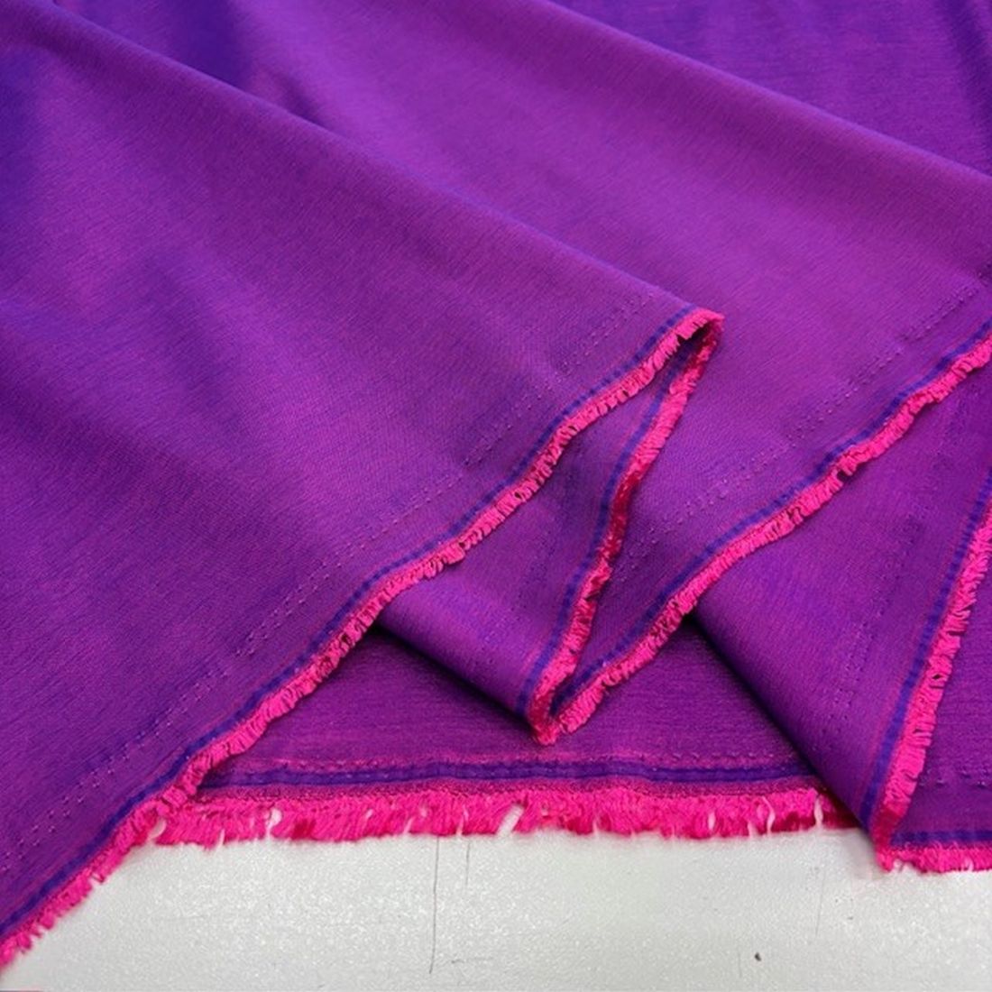 Tafta Kumaş Pembe Mor