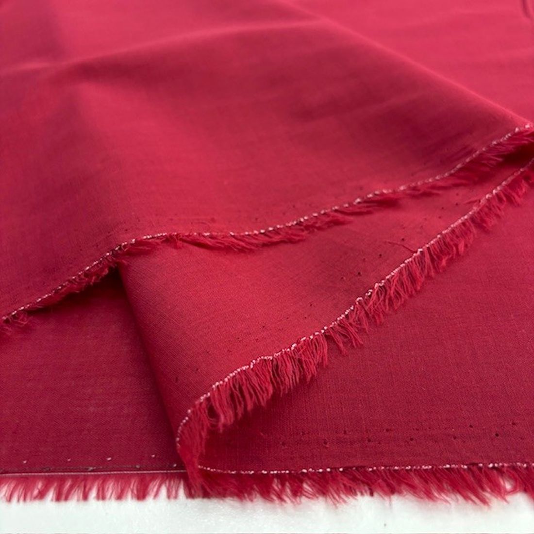 Bordo %100 Pamuk Vual Kumaş