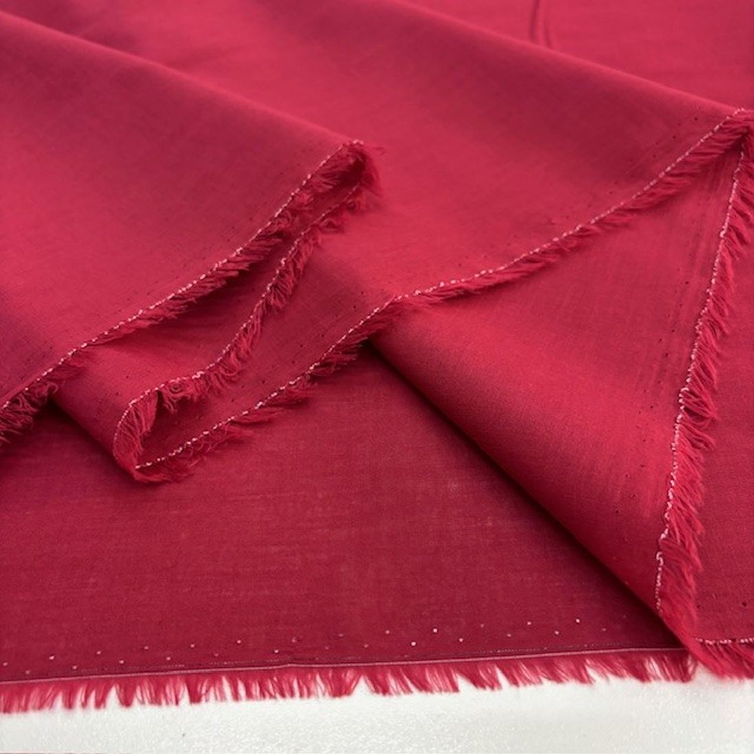 Bordo %100 Pamuk Vual Kumaş