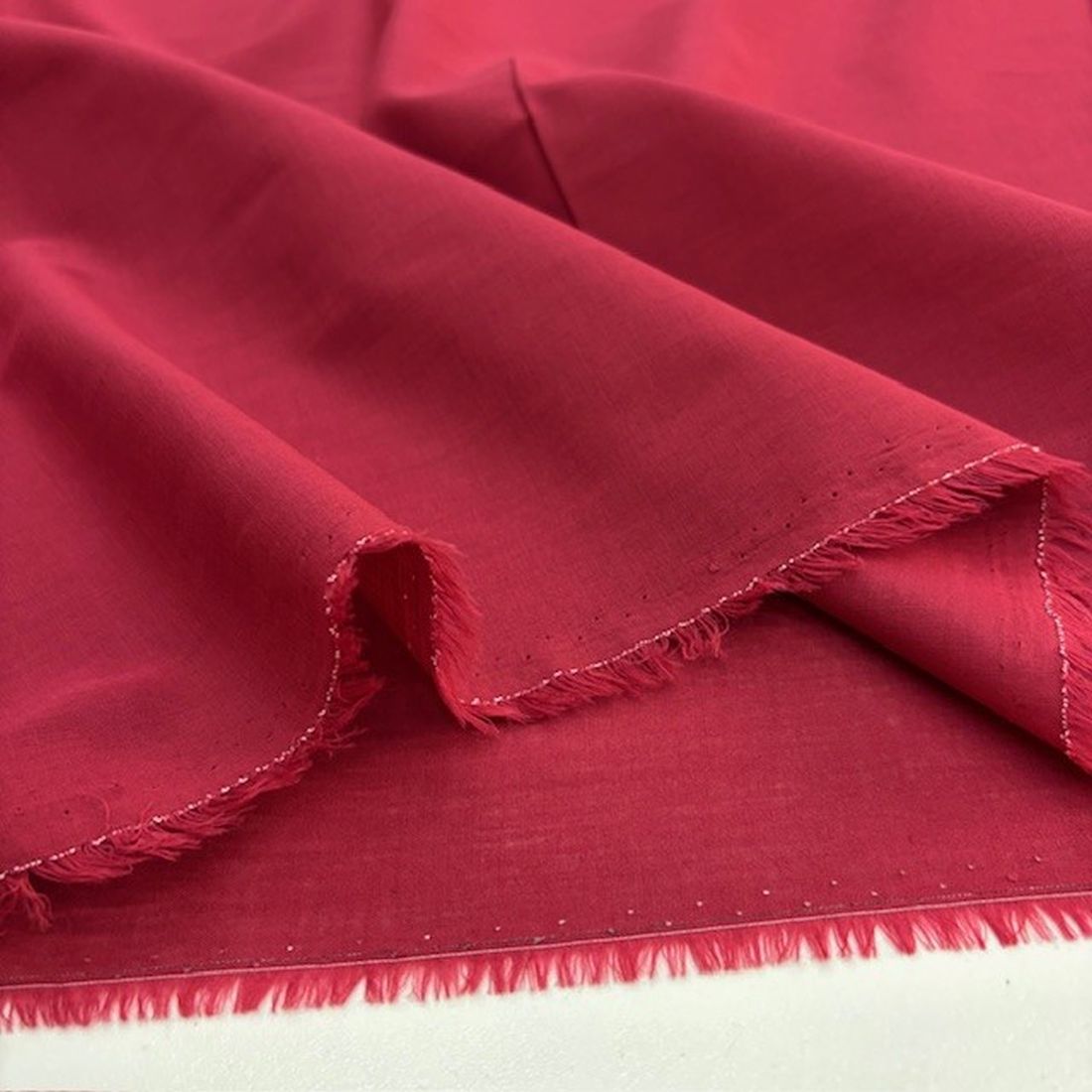 Bordo %100 Pamuk Vual Kumaş
