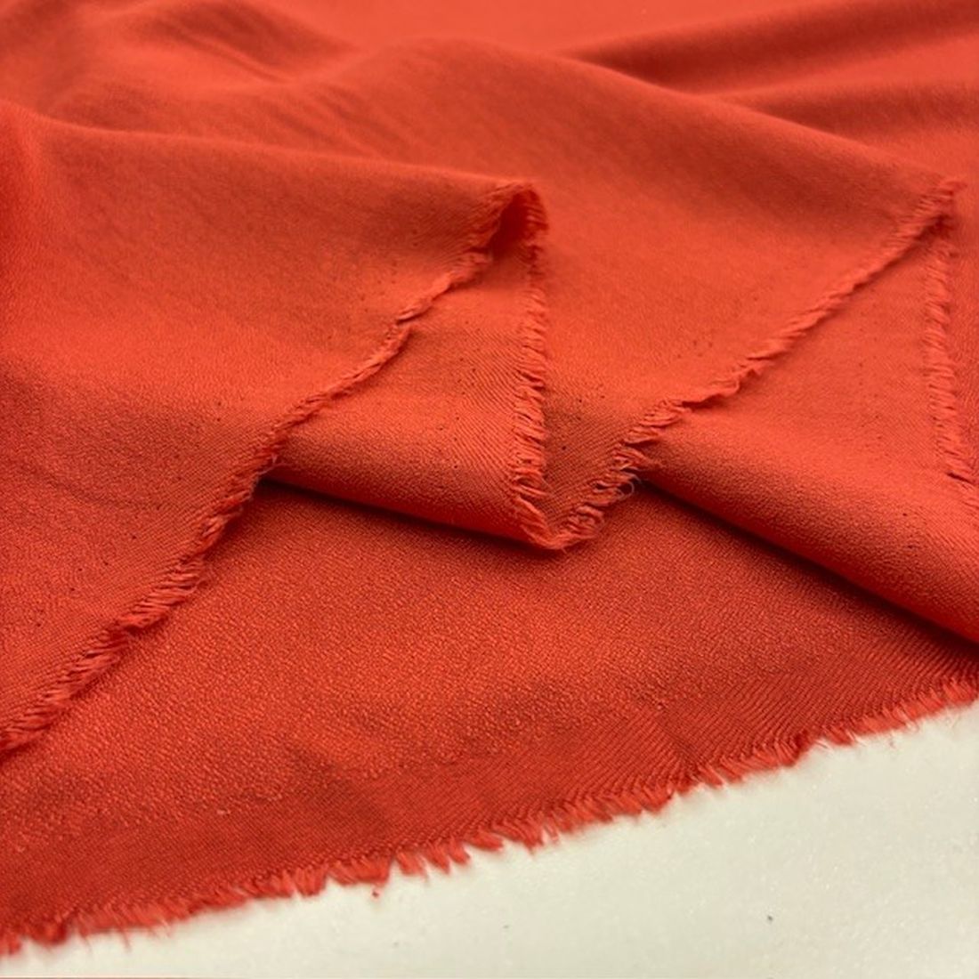 Orange Pamuk Krep Kumaş YVZ