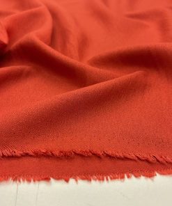 Orange Pamuk Krep Kumaş YVZ