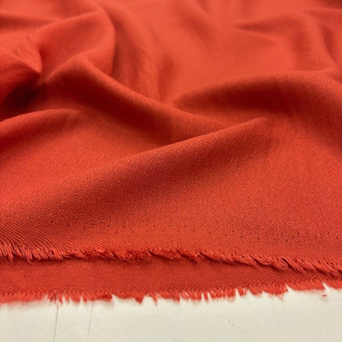 Orange Pamuk Krep Kumaş YVZ